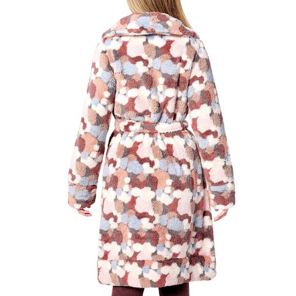 Berkshire Homewear Wellsoft Shawl Collar Robe in AbstrctPaintDot NWT Size LG - Picture 3 of 3